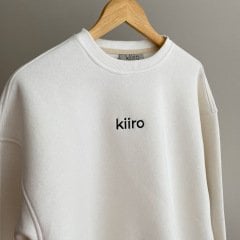 KIIRO SWEATSHIRT / BEYAZ