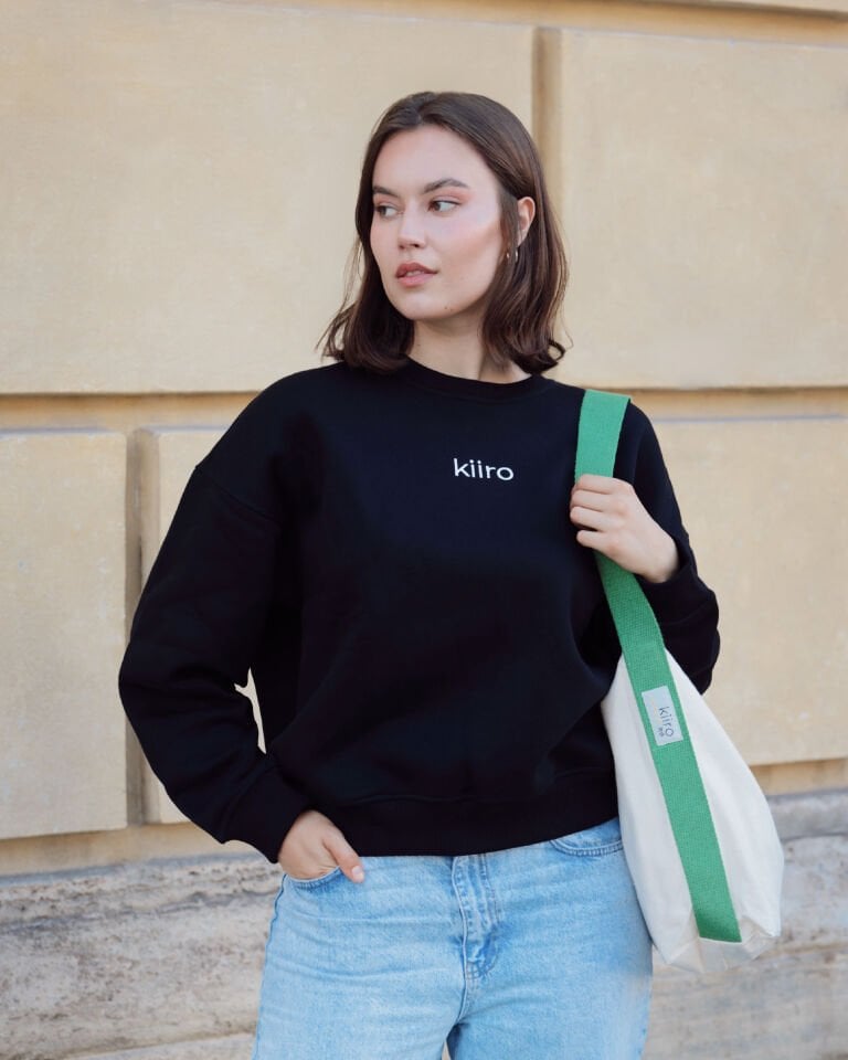 KIIRO SWEATSHIRT / SİYAH