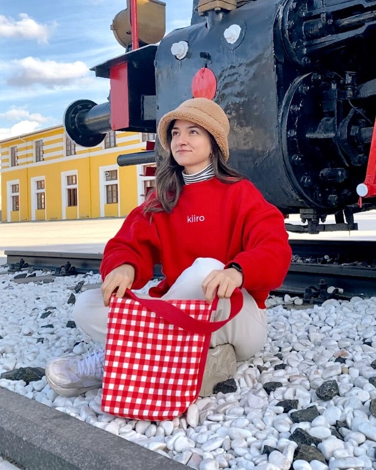 KIIRO SWEATSHIRT / KIRMIZI