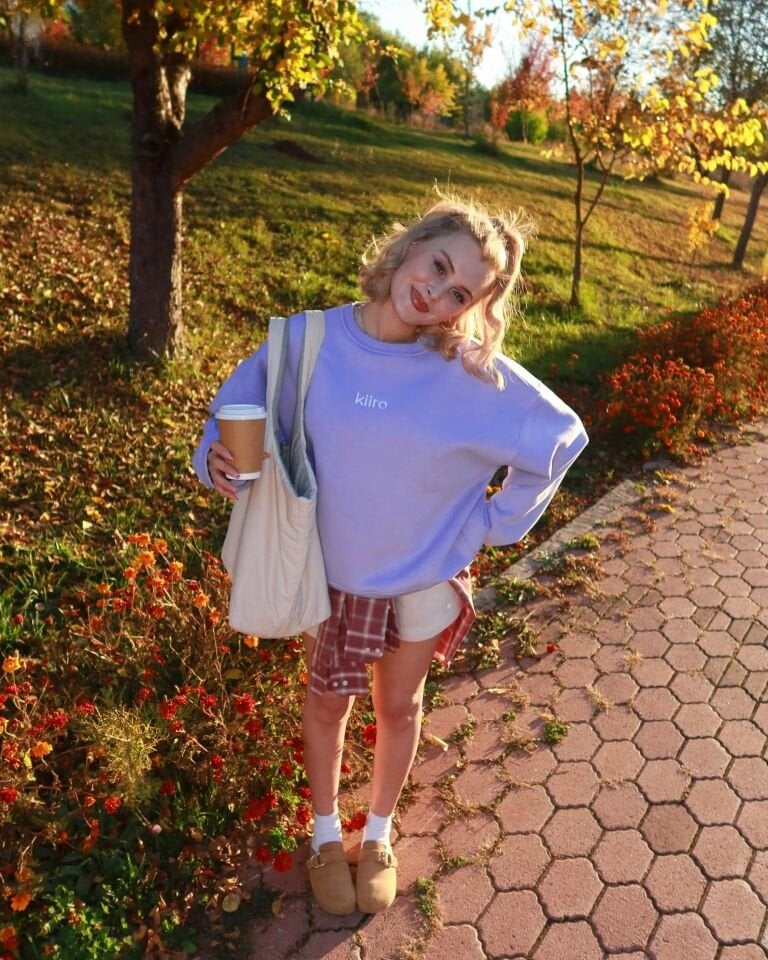 KIIRO SWEATSHIRT / LİLA