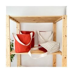 KIIRO GINGHAM / BEJ PÖTİKARE-KİREMİT