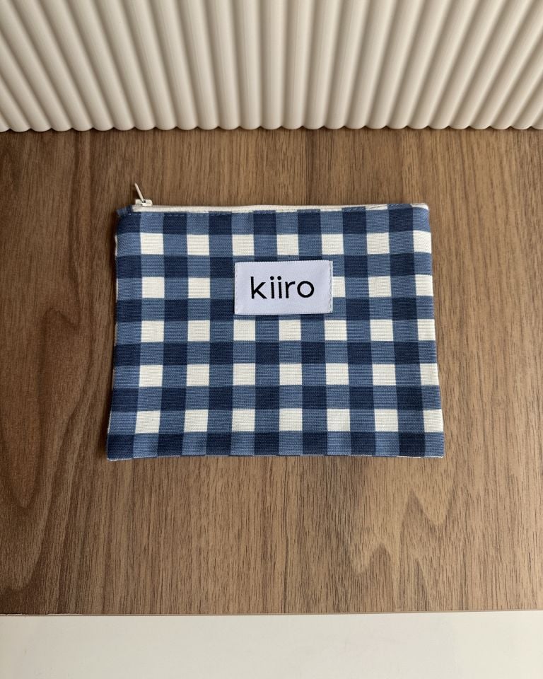KIIRO POUCH / LACİVERT PÖTİKARE