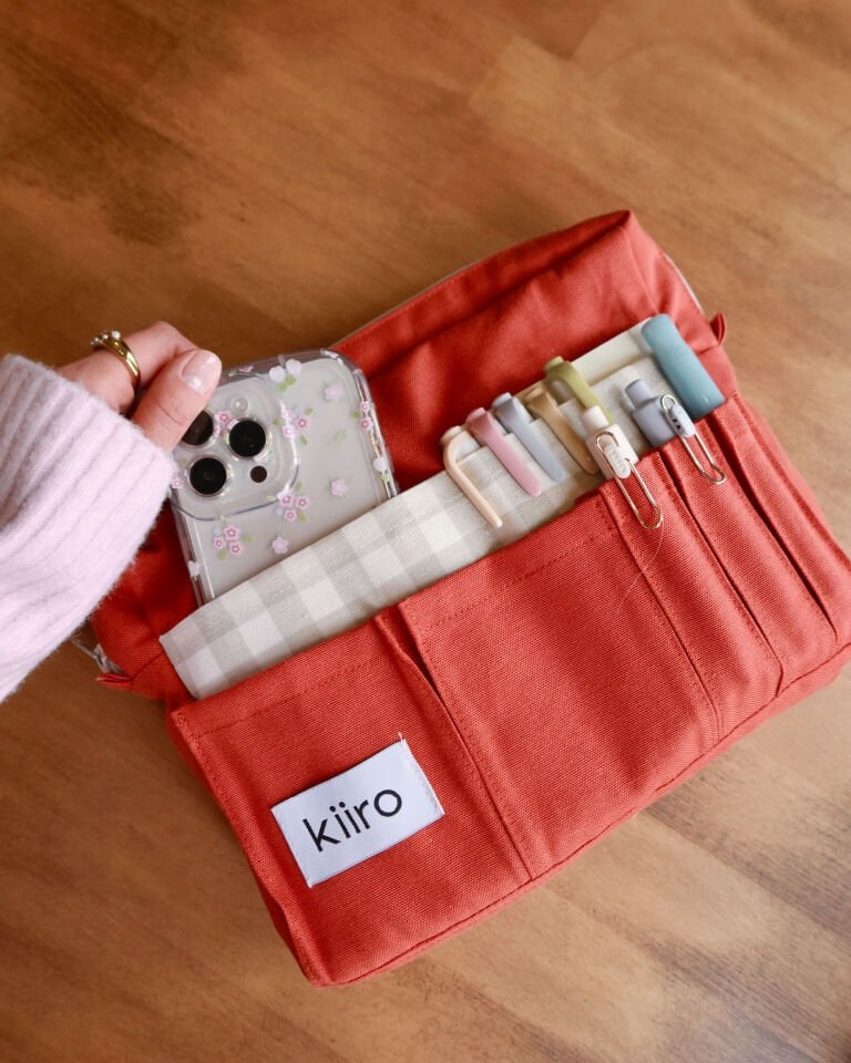 Journal Organizer Pouch - Kiremit / Bej Pötikare