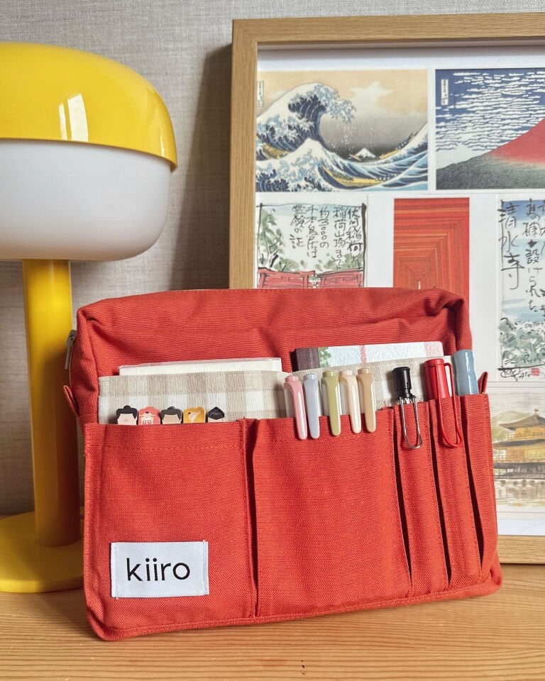Journal Organizer Pouch - Kiremit / Bej Pötikare