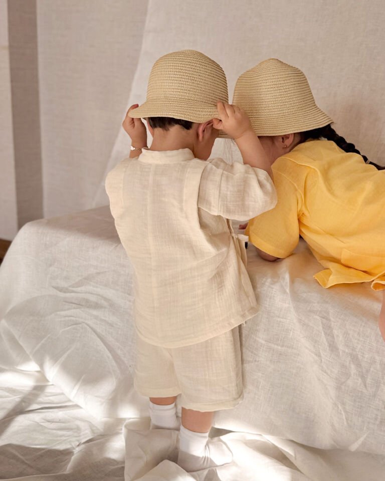 Jinbei (甚平) - Ekru