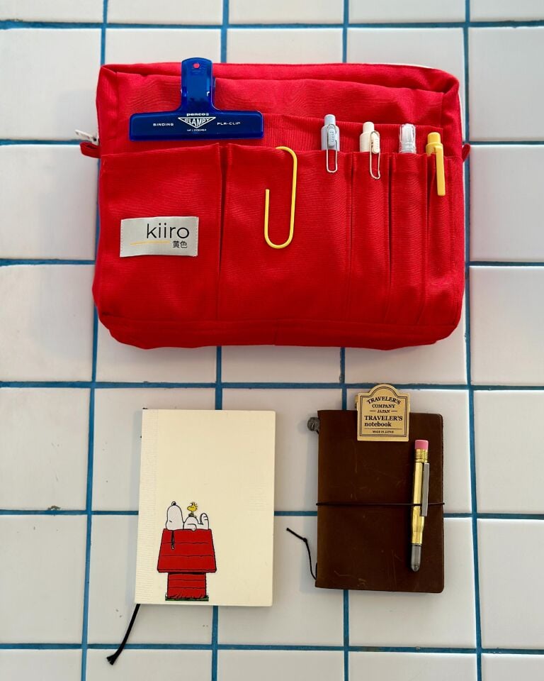 Journal Organizer Pouch - Kırmızı
